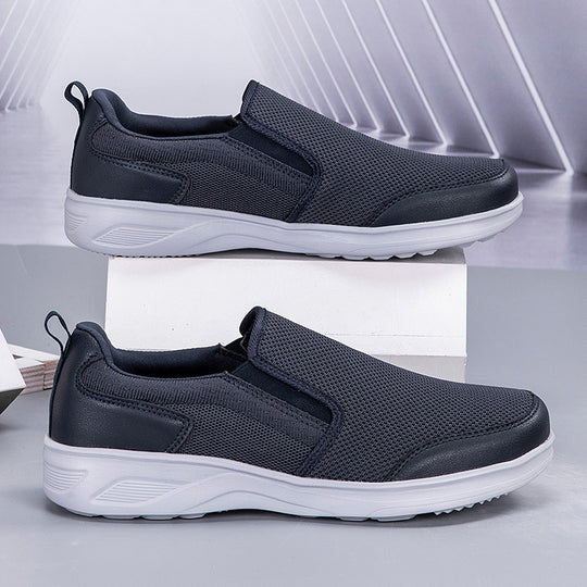 Damen Slip-On Freizeitschuhe mit atmungsaktiver Mesh-Oberfläche EB