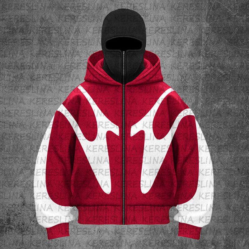 Damen trendige oversized Kapuzenjacke EB