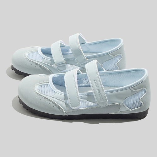 Damen Sportliche Freizeitschuhe mit verstellbarem Klettverschluss und atmungsaktiver Oberseite EB