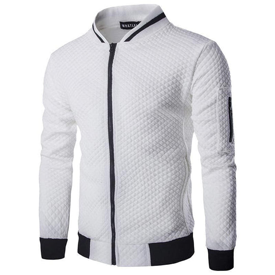 Herren modische Steppjacke mit hohem Kragen EB