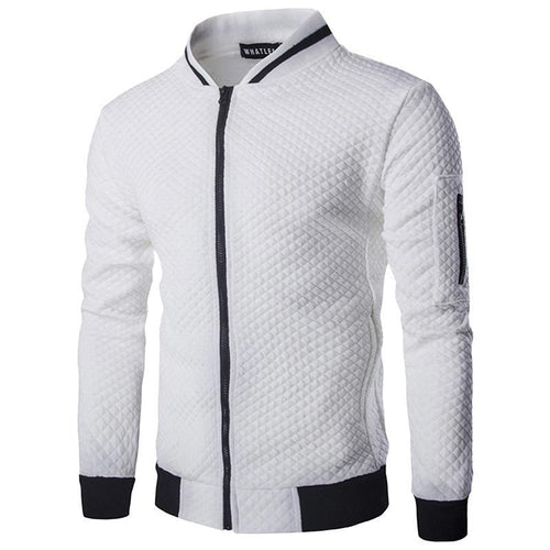 Herren modische Steppjacke mit hohem Kragen EB