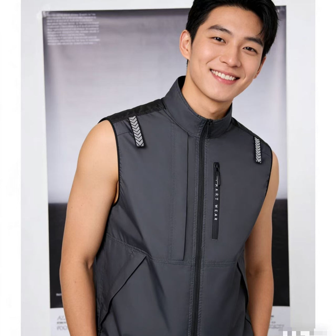 Herren sportliche Funktionsweste R&B