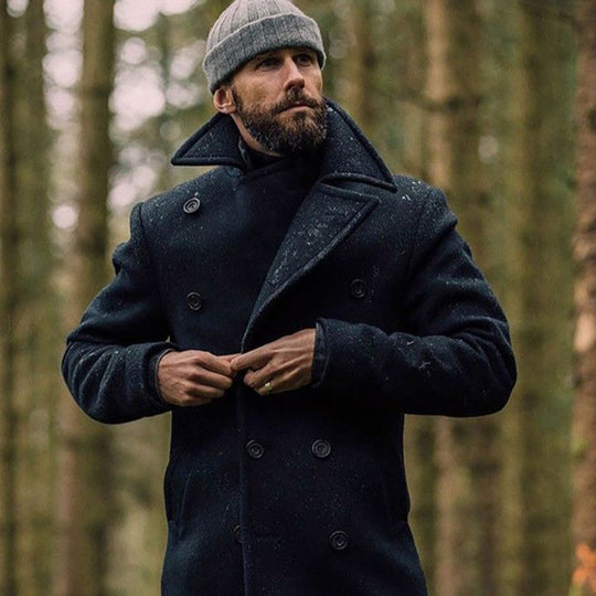 Herren elegante Wintermantel EB