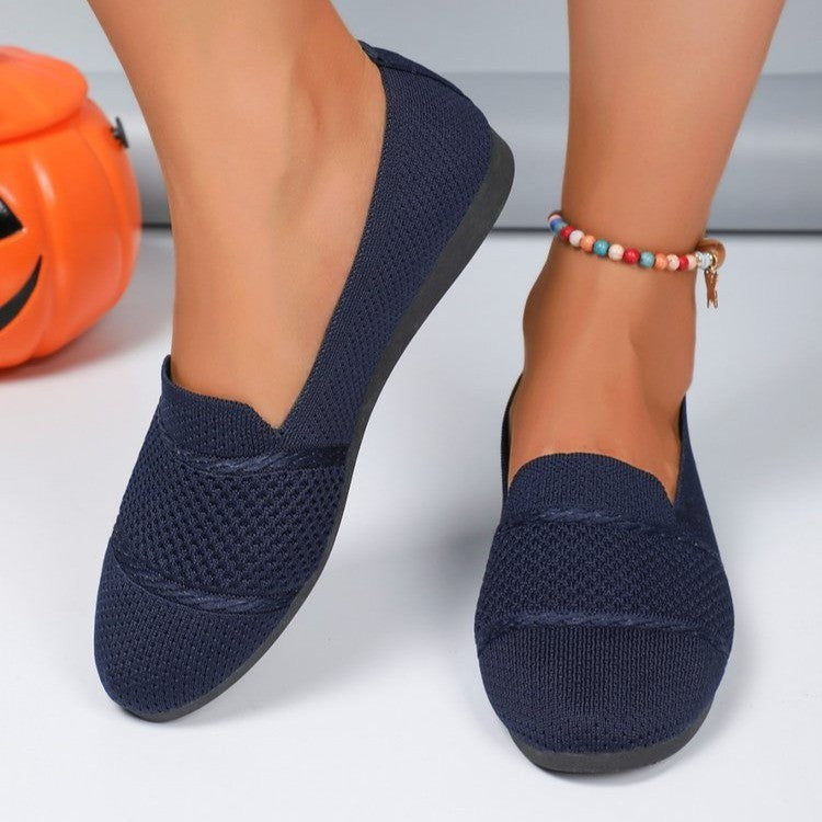 Damen Atmungsaktive Slip-On Schuhe mit flexiblem Mesh-Obermaterial EB