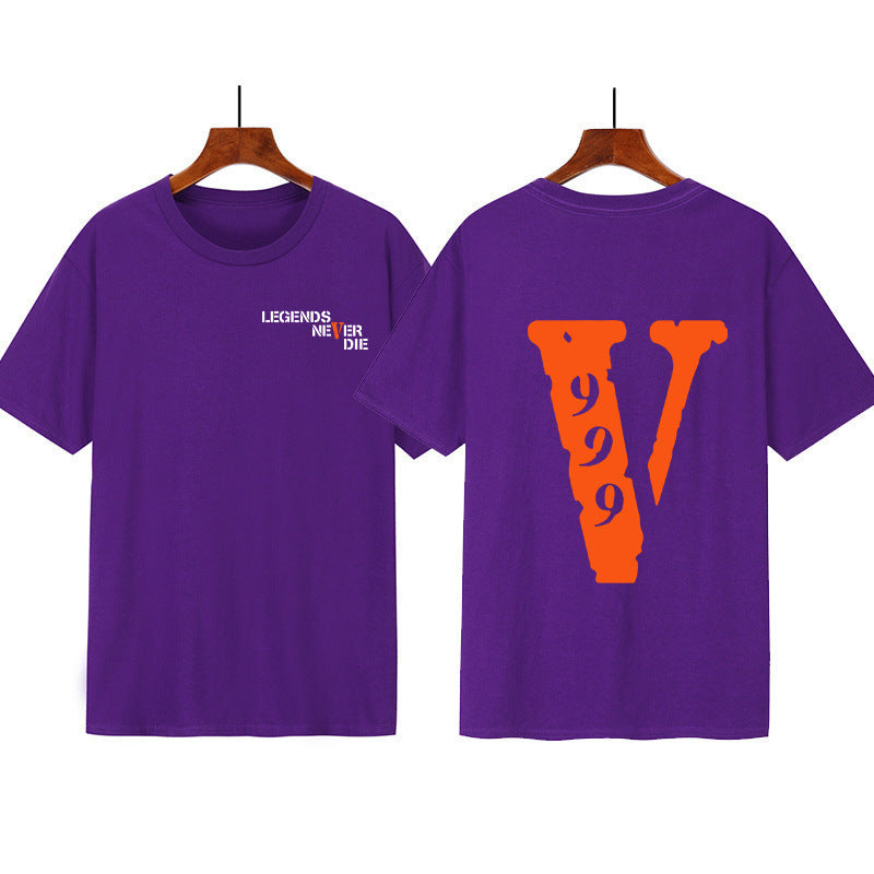 Damen Grafik T-Shirt mit originellem Schriftzug und kreativem Design EB