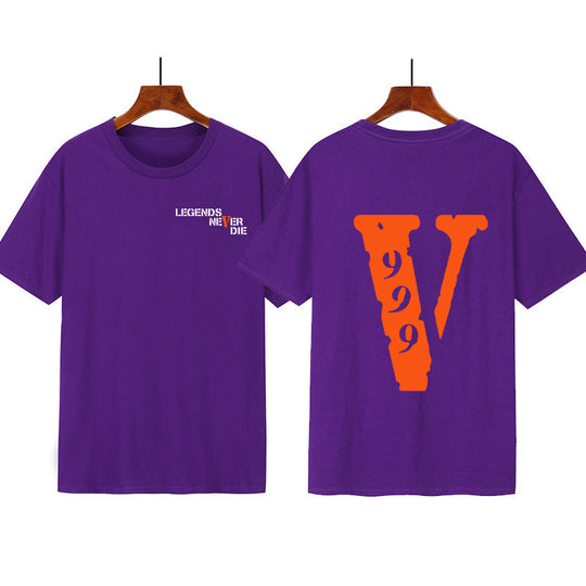 Damen Grafik T-Shirt mit originellem Schriftzug und kreativem Design EB