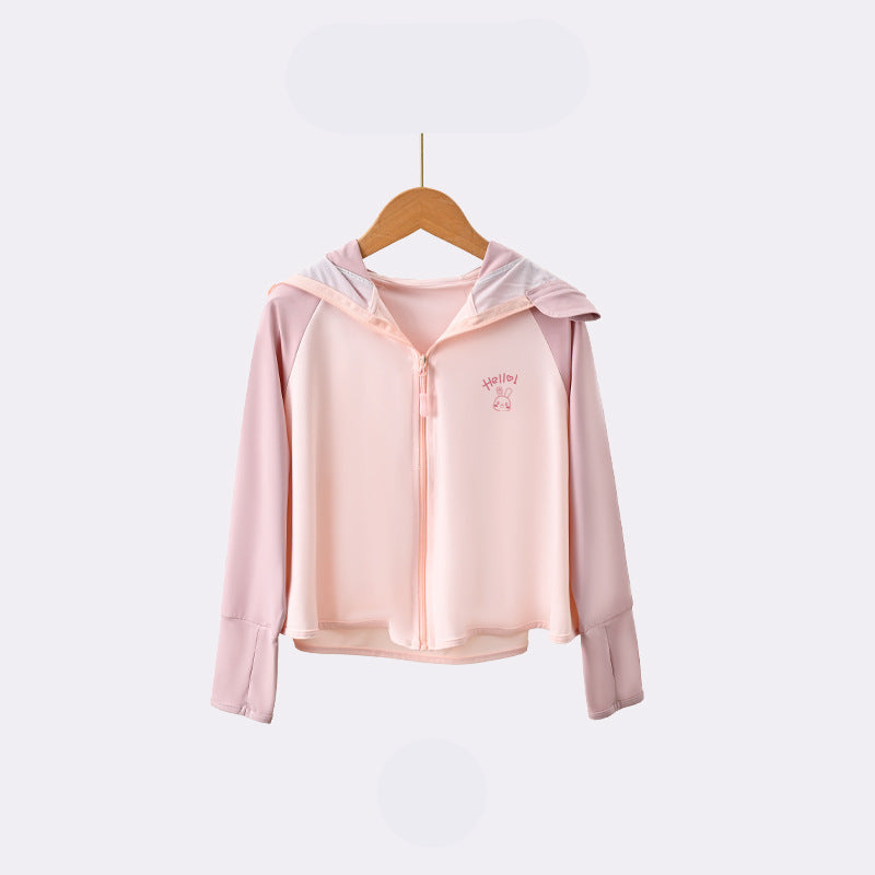 Kinder UV-Schutzjacke mit Kapuze und atmungsaktiven Eigenschaften EB