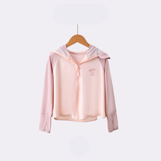 Kinder UV-Schutzjacke mit Kapuze und atmungsaktiven Eigenschaften EB