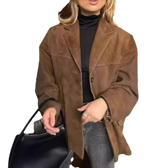 Damen Casual Oversize Jacke EB