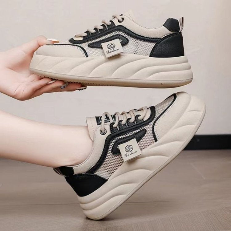 Damen Komfortable Chunky Sneakers mit atmungsaktiver Mesh-Oberfläche von EB