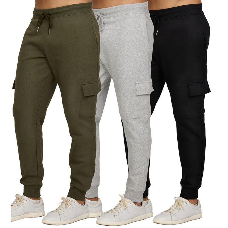 Damen nan schmal geschnittene Cargo-Jogginghose mit ergonomischen Nähten elastischem Komfortbund und aufgesetzter Klappentasche EB