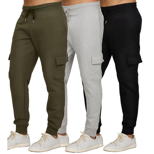 Damen nan schmal geschnittene Cargo-Jogginghose mit ergonomischen Nähten elastischem Komfortbund und aufgesetzter Klappentasche EB