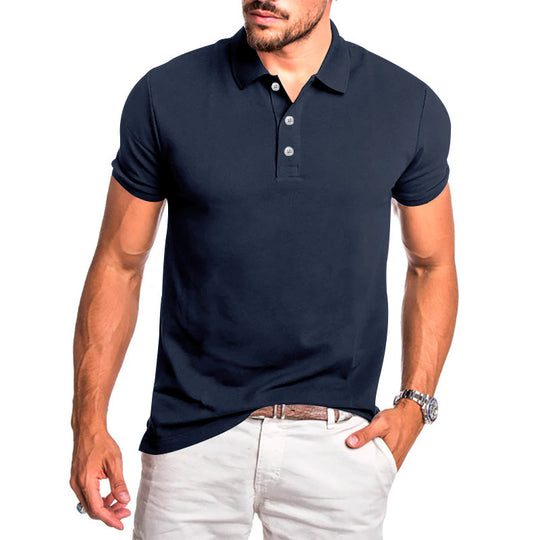 Herren Hochwertiges Kurzarm Poloshirt mit atmungsaktiver Technologie und modernem Schnitt EB