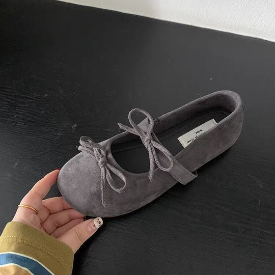 Damen Ballerinas mit verspieltem Schleifen-Design EB