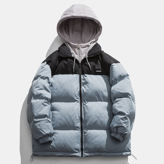 Herren Winterjacke mit abnehmbarer Kapuze und wärmeisolierender Fütterung EB