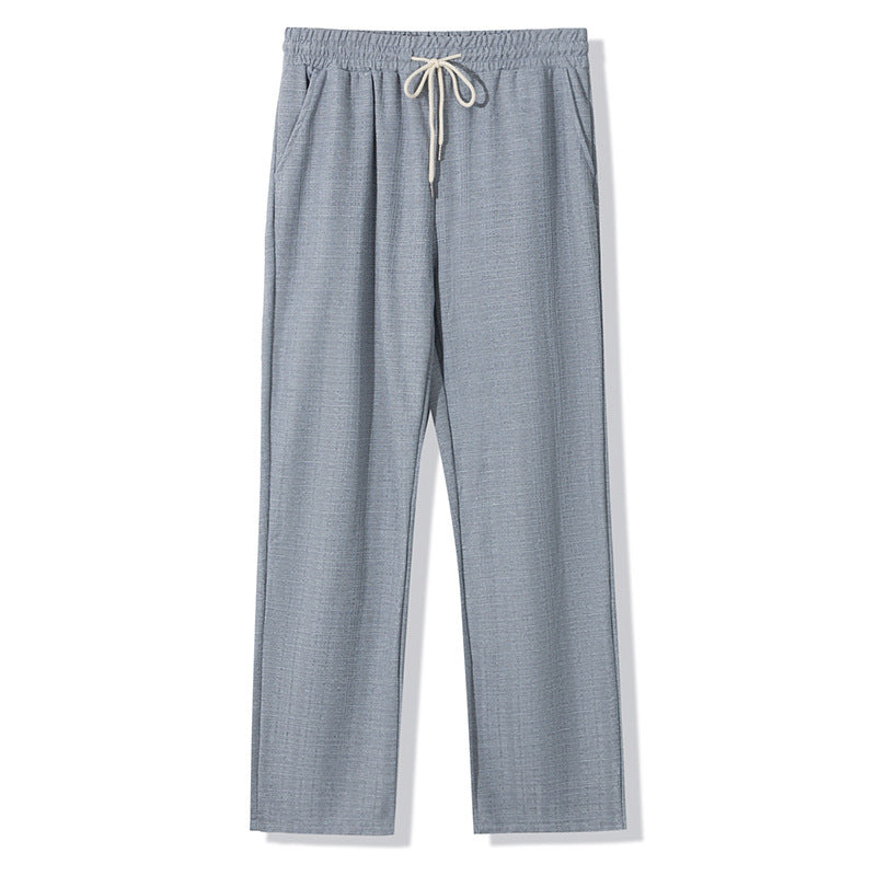 Herren Lässige Freizeithose mit elastischem Bund und verstellbarem Kordelzug EB