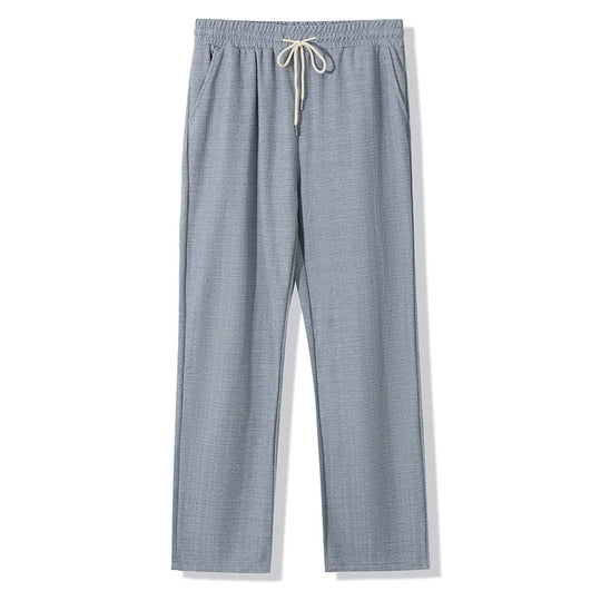Herren Lässige Freizeithose mit elastischem Bund und verstellbarem Kordelzug EB