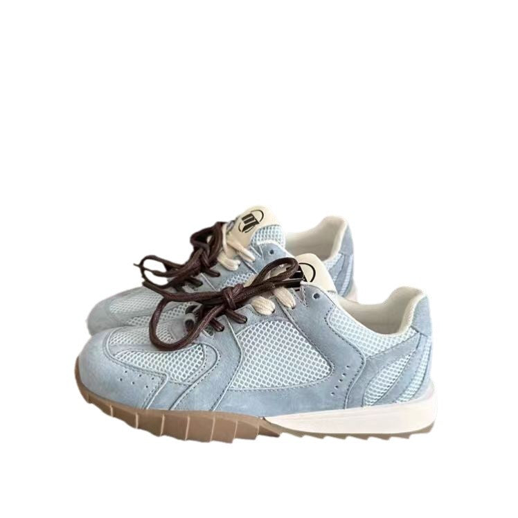 Damen Sportliche Sneakers mit atmungsaktiver Mesh-Oberfläche und stabiler Laufsohle EB
