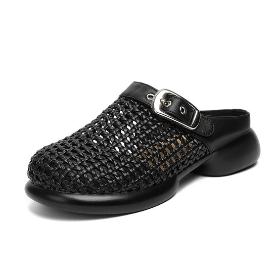 Damen Komfortable Clogs mit modischem Strukturdesign EB