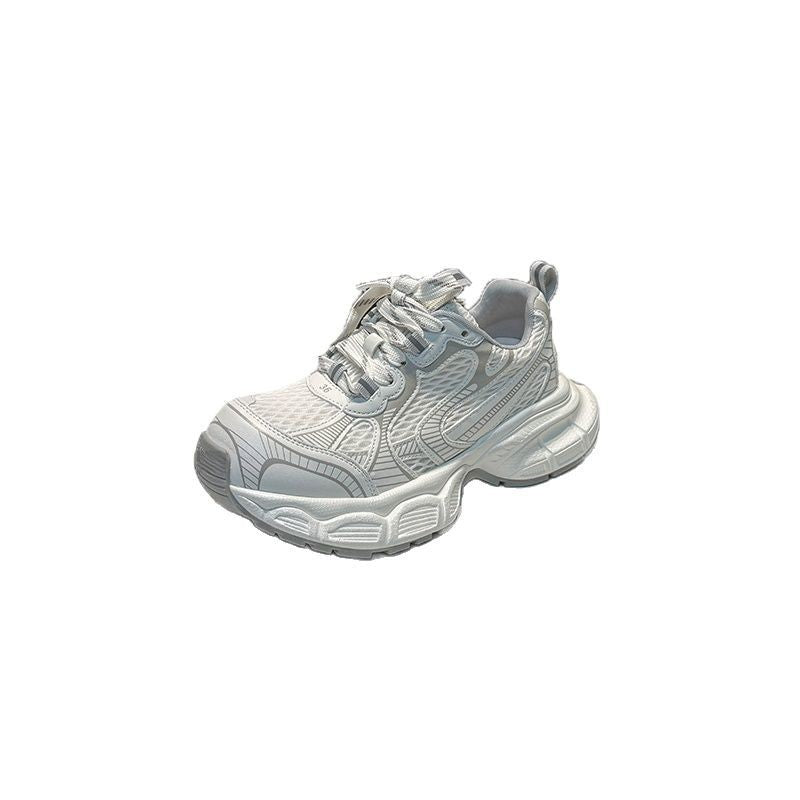 Damen Sportliche Runner Sneakers mit rutschfester Sohle und atmungsaktivem Mesh EB