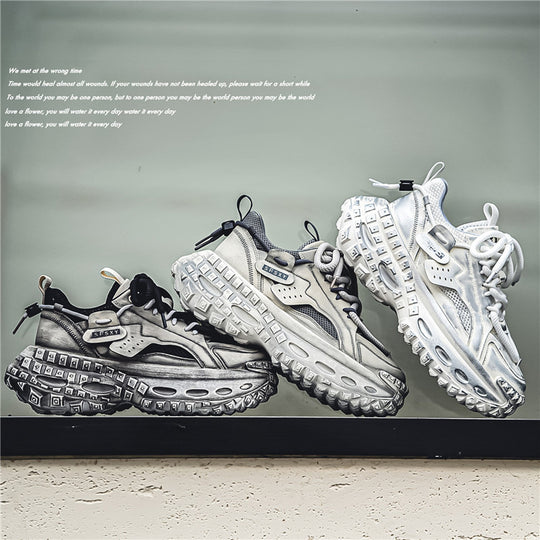 Damen Sportliche Chunky-Sneaker mit innovativem Dämpfungssystem und strapazierfähigem Obermaterial EB