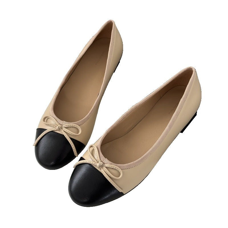 Damen Ballerinas mit zeitlosem Design und eleganter Schleifenapplikation EB