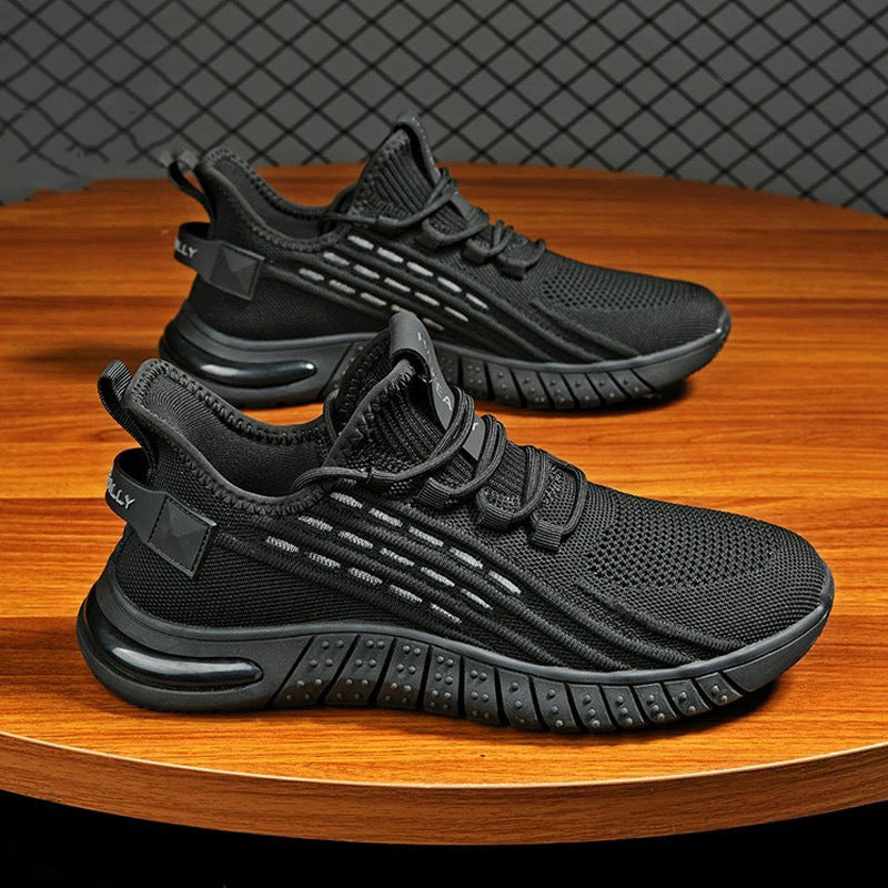 Damen Sportliche Freizeitsneaker mit atmungsaktivem Obermaterial und rutschfester Sohle EB