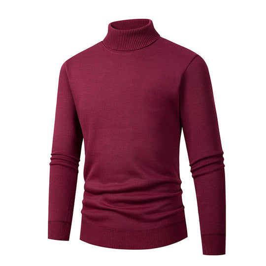 Herren eleganter Rollkragenpullover aus hochwertigem Material EB