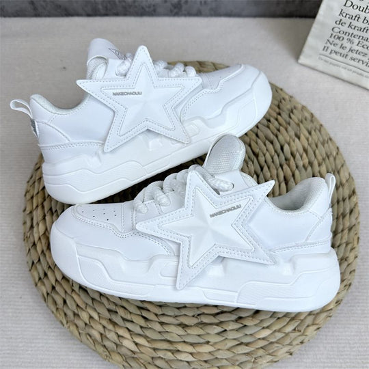Damen Sportliche Sneakers mit strukturiertem Obermaterial und dämpfender Sohle EB