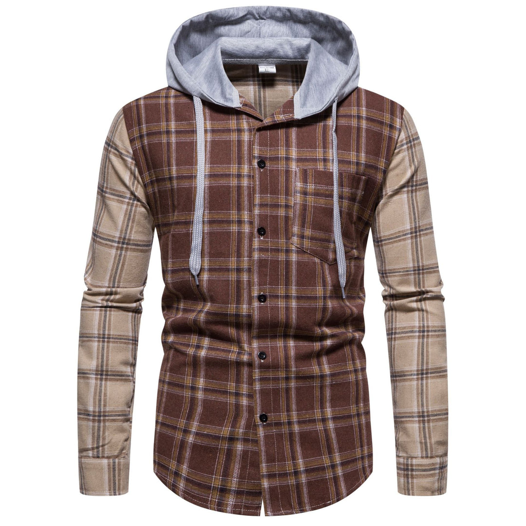 Herren Schultertunika mit integriertem Kapuzendesign EB