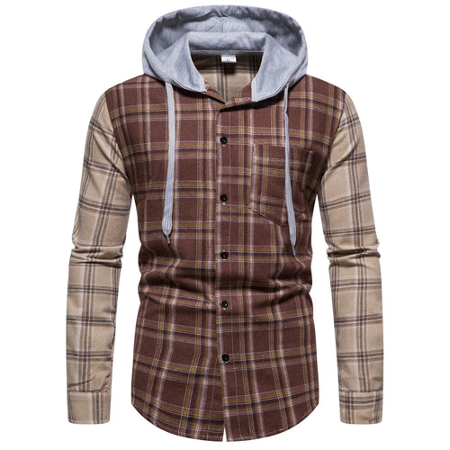 Herren Schultertunika mit integriertem Kapuzendesign EB