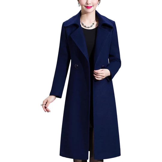 Damen Eleganter langer Mantel EB