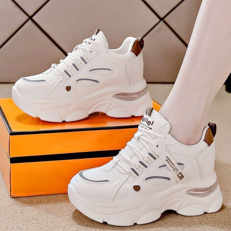 Damen Sportliche Sneaker mit atmungsaktiver Mesh-Oberfläche und komfortabler Sohle EB