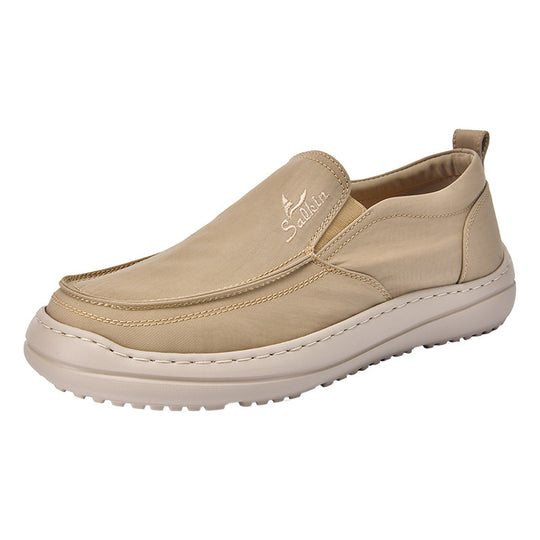 Herren Slip-On Komfortschuhe mit atmungsaktiver Oberflächenstruktur EB