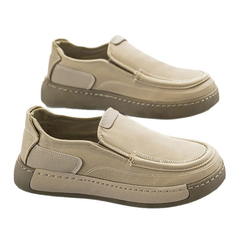 Damen Modische Slip-On Sneakers mit elastischem Gewebe EB