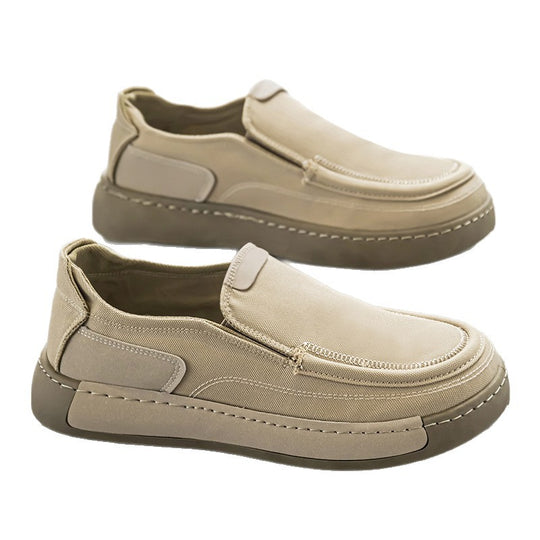 Damen Modische Slip-On Sneakers mit elastischem Gewebe EB