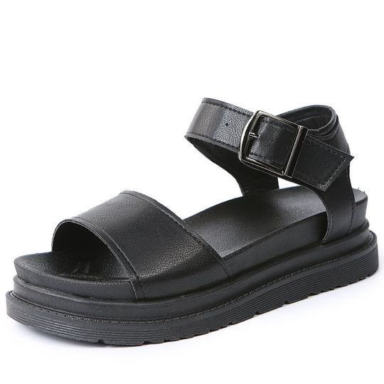 Damen Komfortable Plateausandalen EB