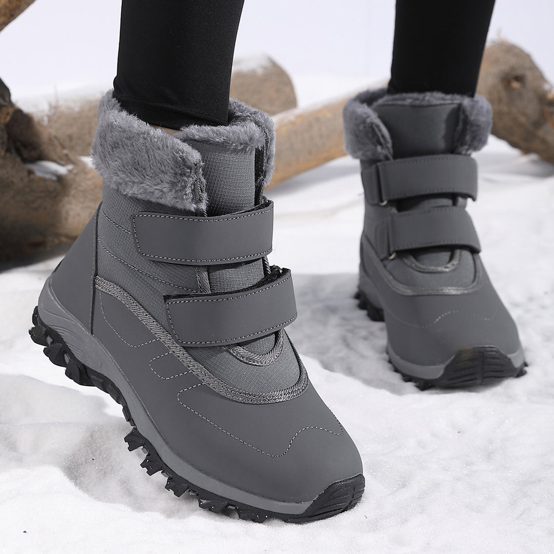 Damen Winterstiefel mit rutschfester Sohle und warmem Innenfutter EB