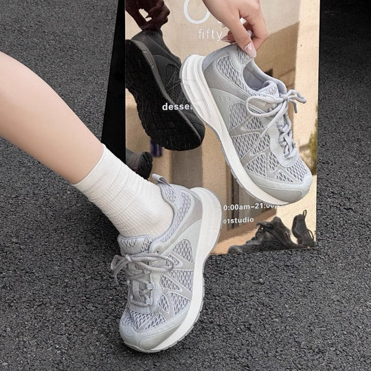 Damen Komfortable Lauf-Sneaker mit atmungsaktivem Obermaterial EB