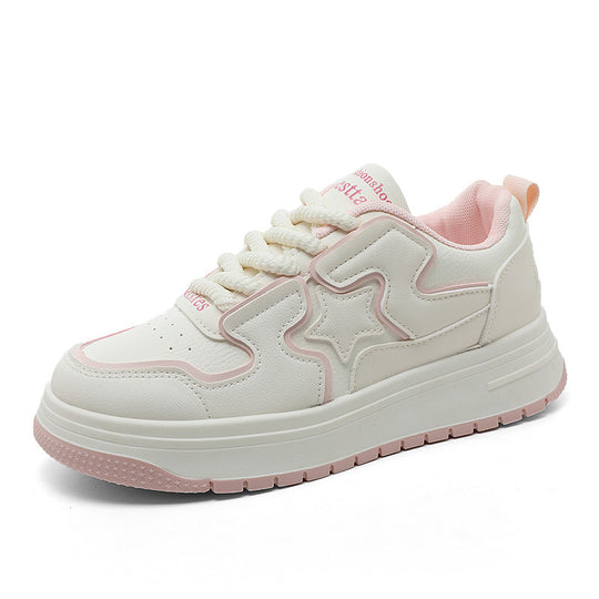 Damen modische Sneakers mit ergonomischer Dämpfung und trendigem Design EB