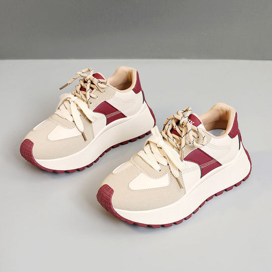 Damen Sportliche Chunky Sneakers mit dämpfendem Sohlenprofil EB