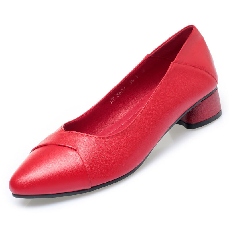Damen Elegante Pumps mit geschmackvollem Rüschendetail und komfortablem Blockabsatz EB