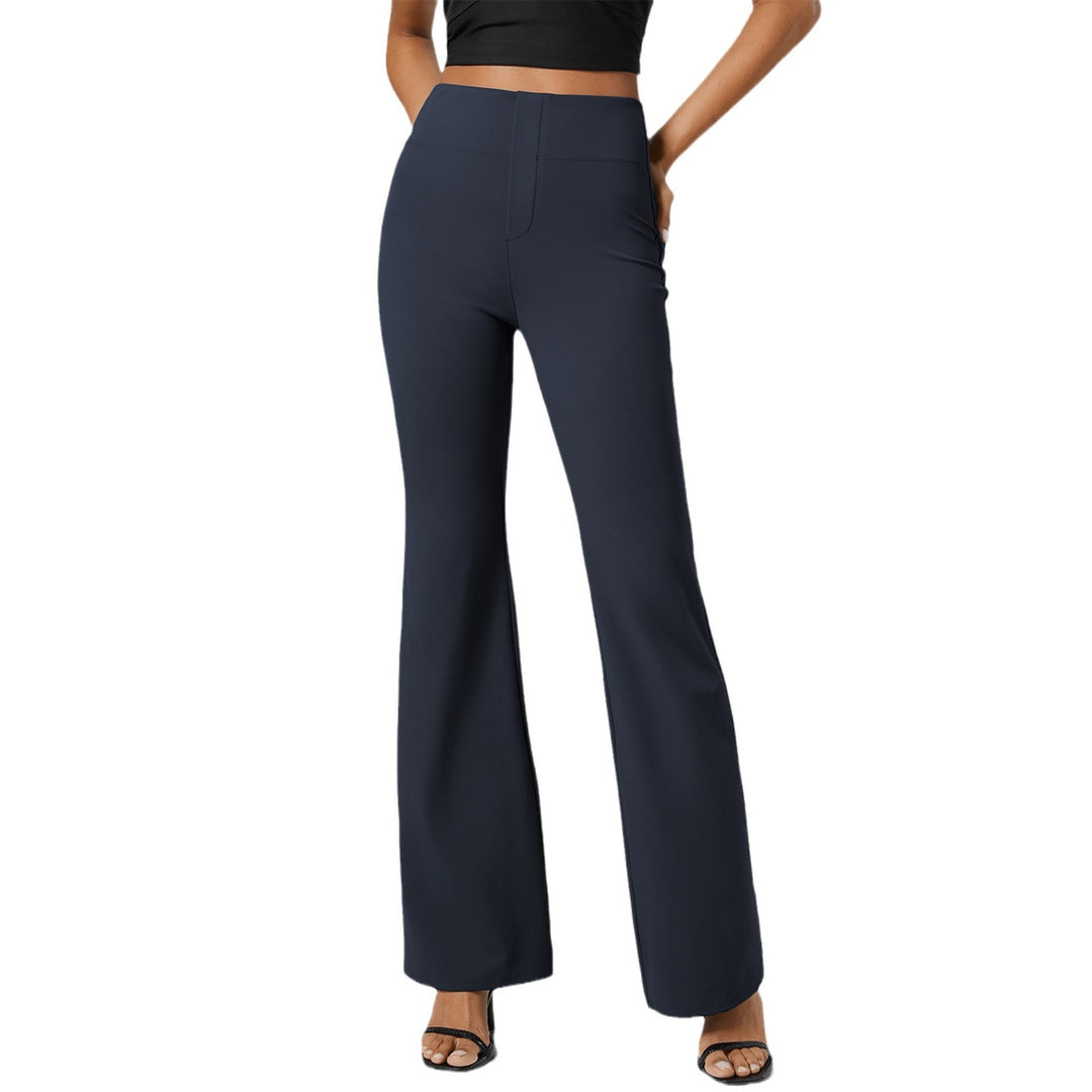 Damen Elegante und bequeme hoch geschnittene Hose EB