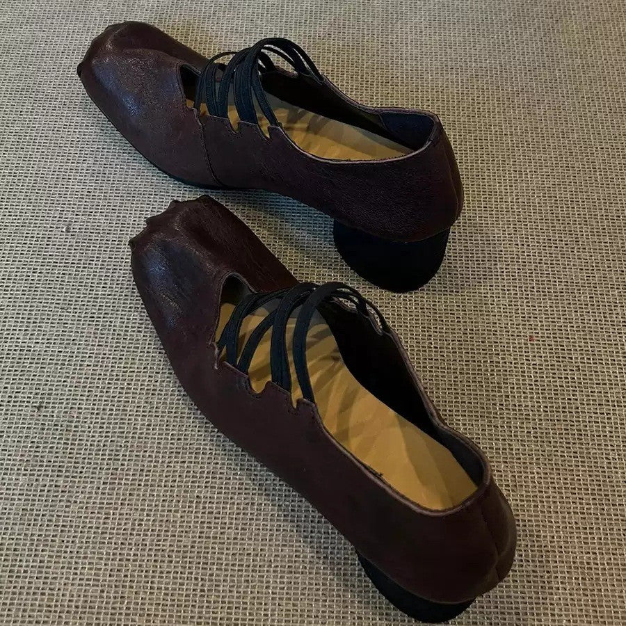 Damen Ballerinas mit modischem Schnür-Design und eleganter Passform EB