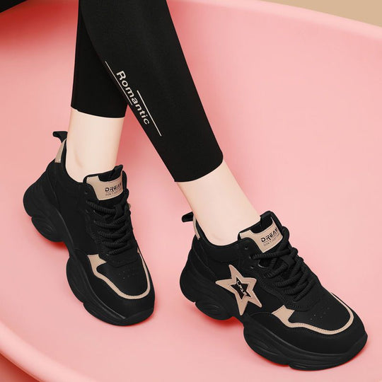 Damen Trendige High-Top Sneakers mit ergonomischer Form und gepolsterter Sohle EB