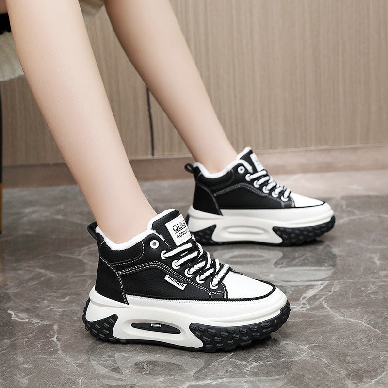 Damen Hohe Sneakers mit atmungsaktivem Innenfutter und rutschfester Sohle EB