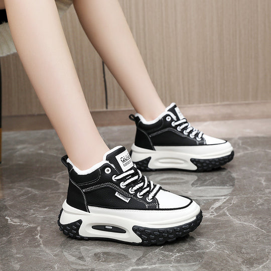 Damen Hohe Sneakers mit atmungsaktivem Innenfutter und rutschfester Sohle EB