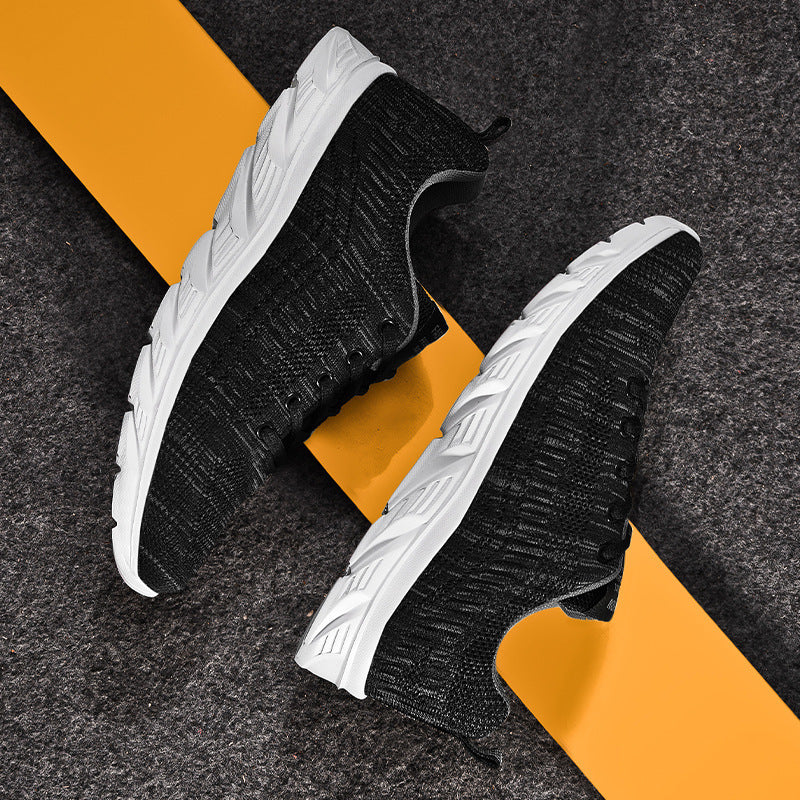 Unisex atmungsaktive leichte Strick-Sneaker mit dämpfender EVA-Sohle EB