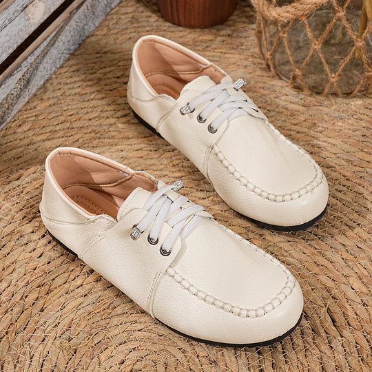 Herren nan klassische Mokassin-Slipper mit elastischer Schnürung und anatomischem Komfortfußbett EB
