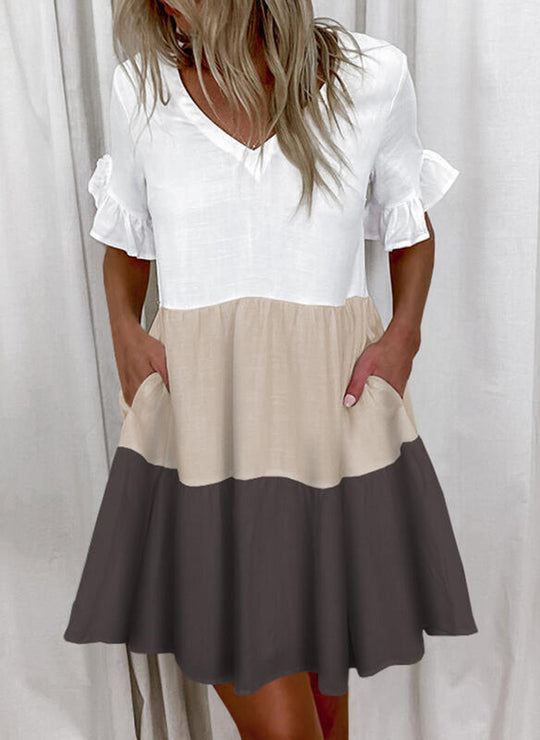 EB | Pendelkleid mit V-Ausschnitt